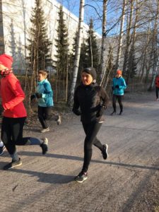 Päivi juoksee