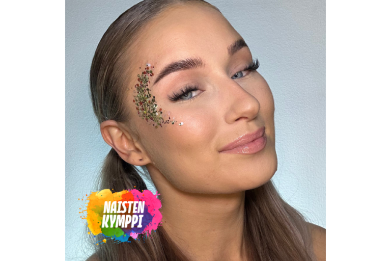 Naisten Kympin disco-teeman glittersetti